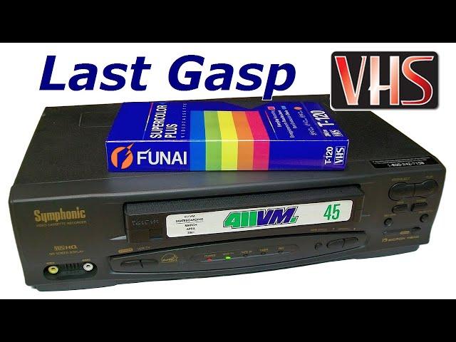 Last Gasp VHS: cheap 2000s Funai VCRs