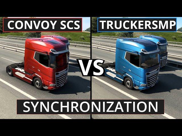 ETS2 | TruckersMP vs Convoy SCS Mode (Official Game Multiplayer) | Euro Truck Simulator 2