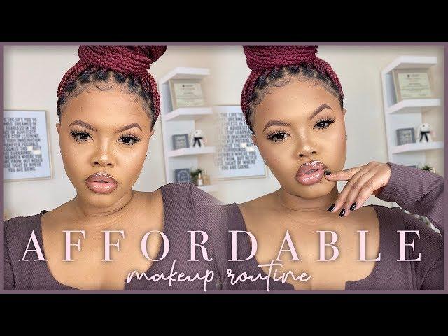 SOFT GLAM ON A BUDGET | AFFORDABLE & EASY MAKEUP ROUTINE | NATURALLY SUNNY