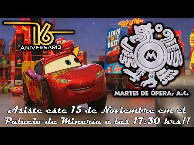 Cars - Sergio Gutiérrez Coto te invita al Palacio de Minería este 15 de Noviembre a las 17:30 hrs