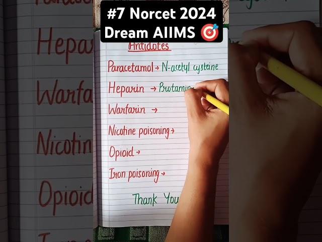 #7 Norcet exam 2024 Norcet preparation, #norcet #aiims #dreamaiims #norcetexampreparation #aimaiims