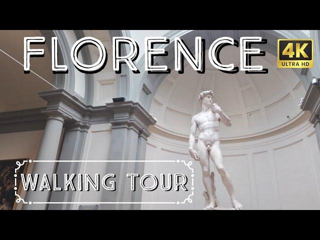 Florence Italy Walking Tour in 4K