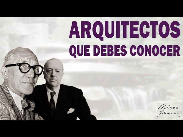 Top 10 ARQUITECTOS Famosos | INVENTARON la ARQUITECTURA