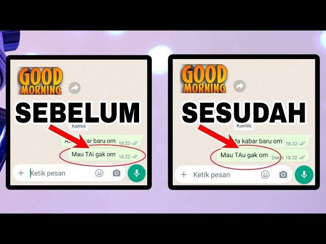 Semua pengguna WhatsApp sekarang bisa edit pesan yang sudah dikirim