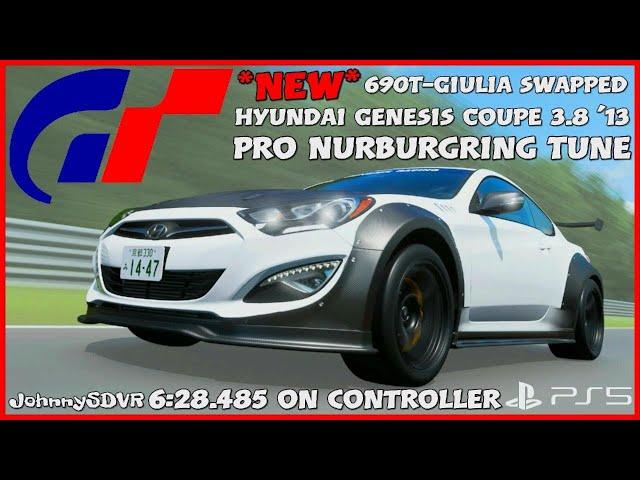 *NEW* Gran Turismo 7 - SWAPPED Hyundai Genesis 3.8 '13 Pro Tune | Nurburgring Setup | 690T-Giulia |