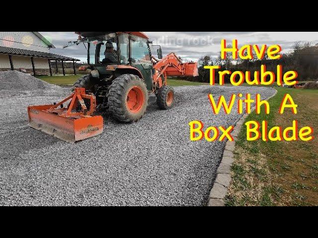 How To Spread Gravel With A Box Blade #179