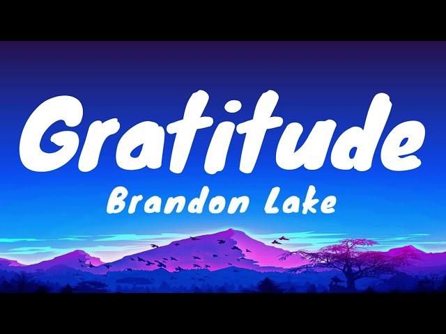 Brandon Lake - Gratitude (Lyrics)