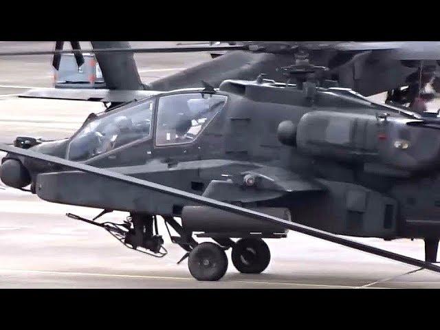 BLACK HAWKS and APACHES! Aviation AIRFIELD OPERATIONS at Katterbach Army Airfield, Germany!