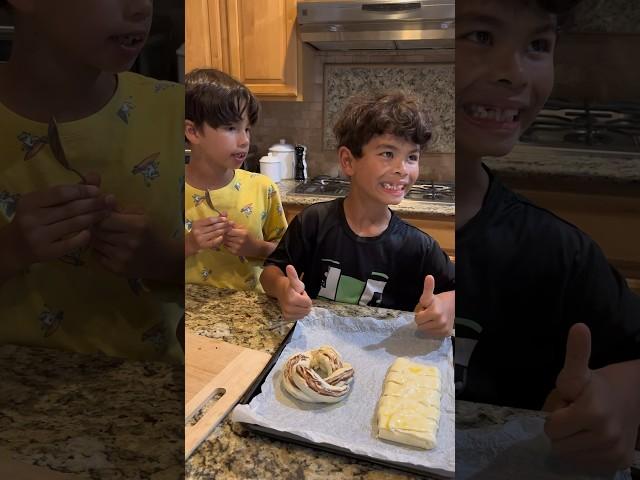 Perfect NUTELLA twisted puff pastry. #subscribe #pastry #nutella #kidscook #sub #yum #twin