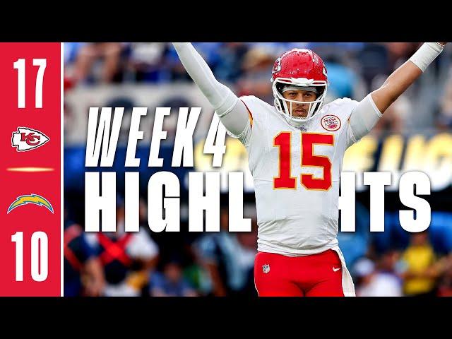 Kansas City Chiefs at Los Angeles Chargers | MUST-SEE Week 4 Highlights