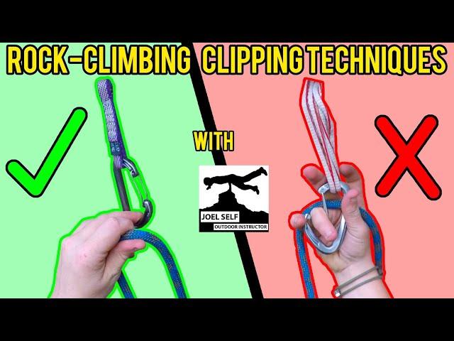 How to clip! (Climbing Focus) - A Video by Joel Self - Outdoor Instructor