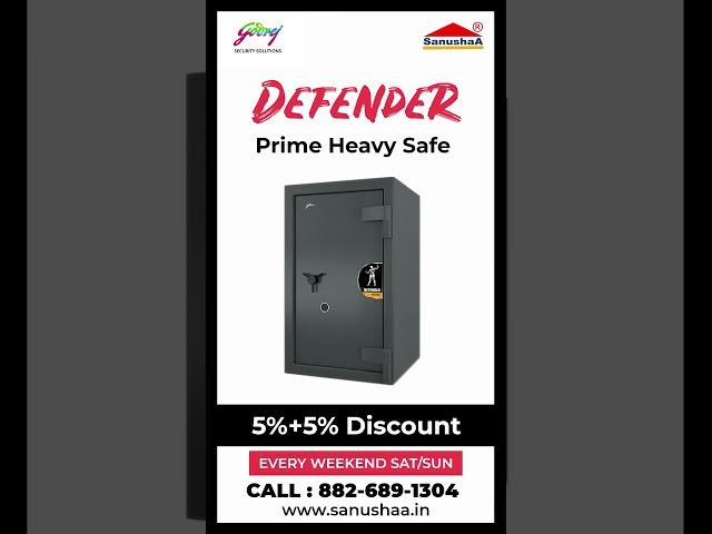 Godrej Defender Prime Safe I BIS Approved Tijori with Class C/BB/A/AA in India I 61 Gold Safe Locker