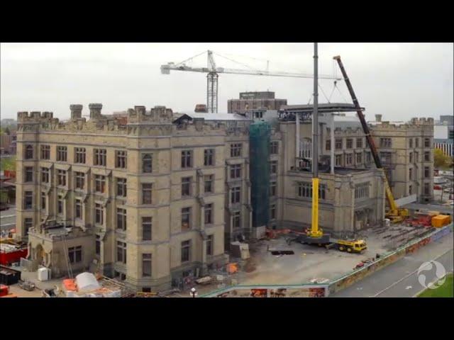 A new tower emerges at the Canadian Museum of Nature