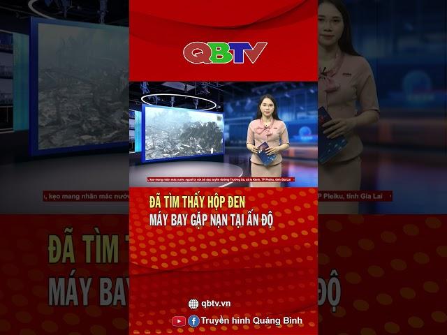 Đã tìm thấy hộp đen máy bay gặp nạn tại Ấn Độ| QBTV #shorts