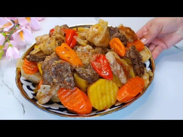 Вот как нужно готовить Настоящая Узбекская Дымляма из говядины по домашнему рецепту