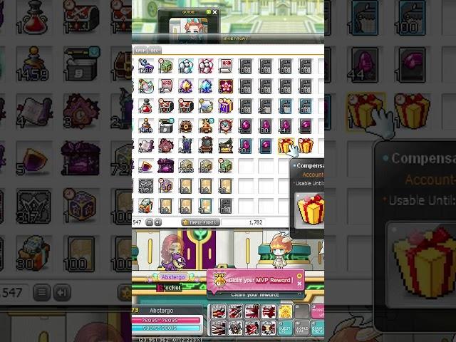 We Got A Compensation For A Compensation | MapleStory Global #maplestory