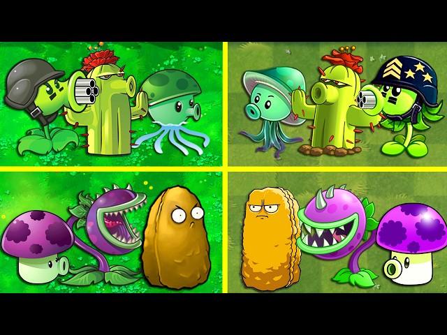 All Team 3 Plants PVZ 1 vs PVZ 2 Battlez - Which Team Plant Will Win?