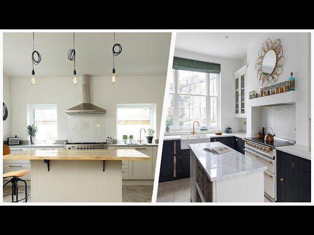 75 Limestone Floor Kitchen With Shaker Cabinets Design Ideas You'll Love 