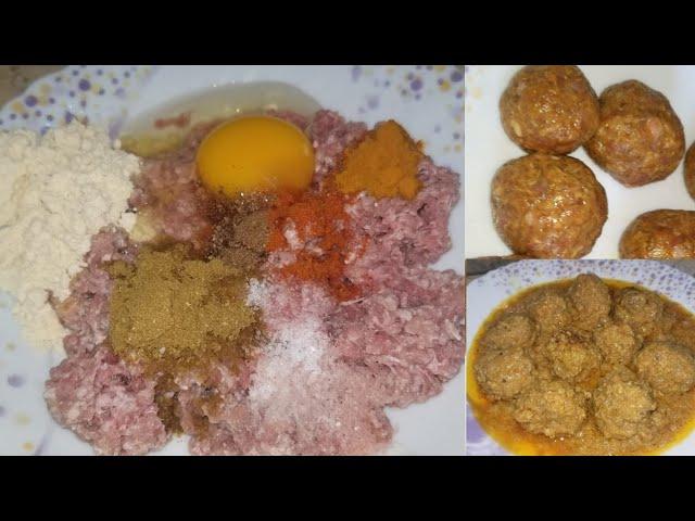 Beef Kofta Curry By Momii's Kitchen || Meatballs Curry || Quick n Easy Recipe-Homemade ||