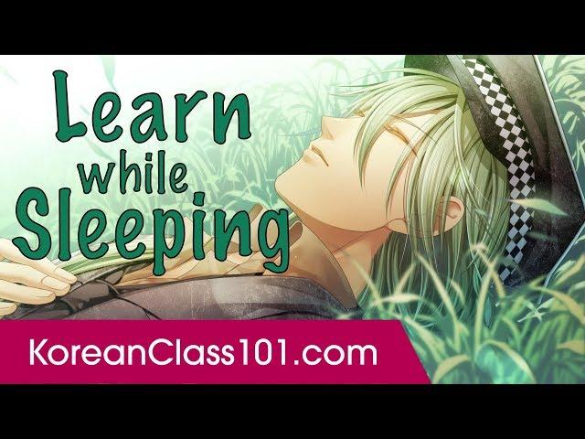 Learn Korean While Sleeping 8 Hours - Learn ALL Basic Phrases