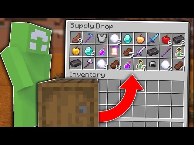 Minecraft Manhunt, But There Are Supply Drops...