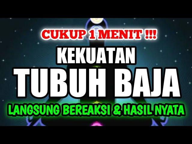 [CUKUP 1 MENIT !!!] KEKUATAN TUBUH BAJA !!! LANGSUNG BEREAKSI & HASIL NYATA - DOA KAROMAH