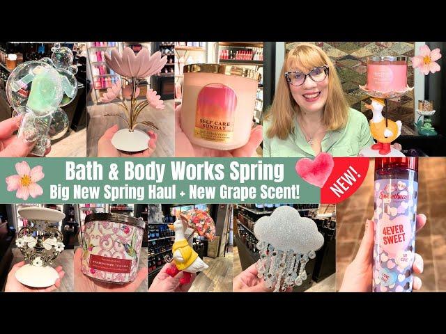 Bath & Body Works Big New Spring Haul + New Grape Scent!