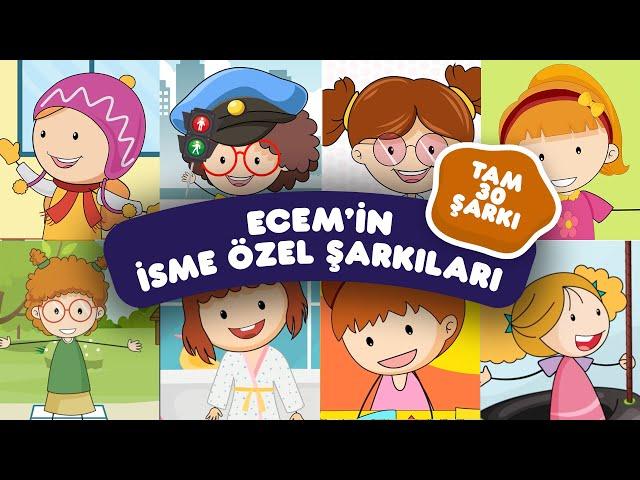 ECEM'in İsme Özel Çocuk Şarkıları (TAM 30 ŞARKI) - SingoSongo TV I İsme Özel Çocuk Şarkıları 