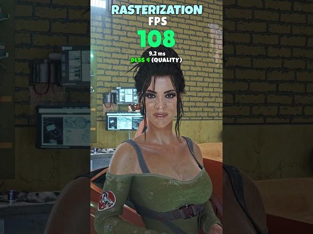 Cyberpunk 2077 Rasterization vs Path Tracing (DLSS 4)