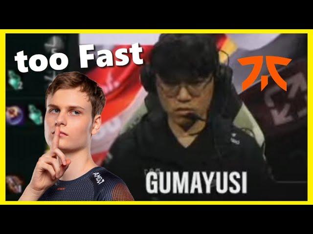 T1 Gumayusi couldn't react to Upset's Onetap in time