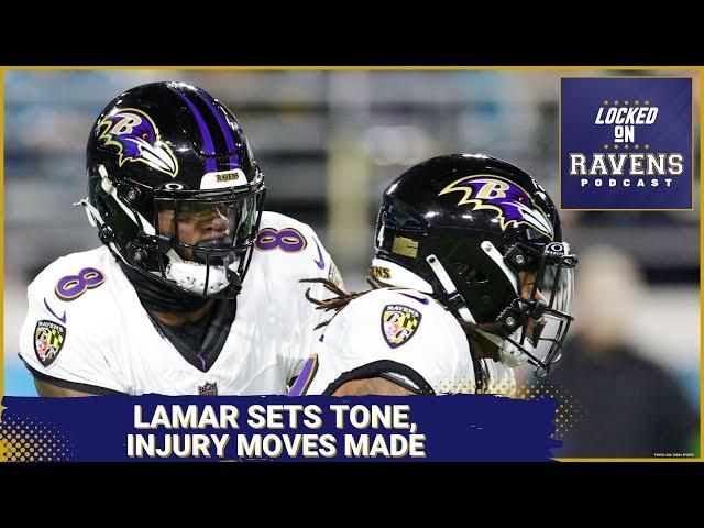 Lamar Jackson sets tone, Baltimore Ravens make multiple injury moves ahead of training camp