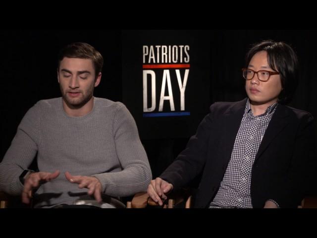 PATRIOTS DAY Jimmy O. Yang and Themo Melikidze interview