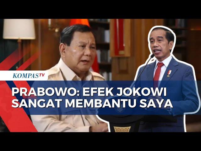 Ketika Prabowo Akui Efek Jokowi Sangat Membantunya di Pilpres 2024