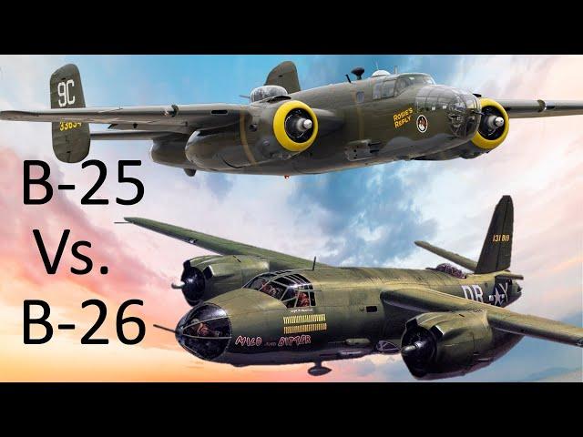 B-25 Vs. B-26 WWII Medium Bombers – Combat Effectiveness USAAF 1943 Review