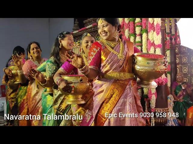 Marriage Events //Navaratna Talambralu //Epic Events 9030 958 948