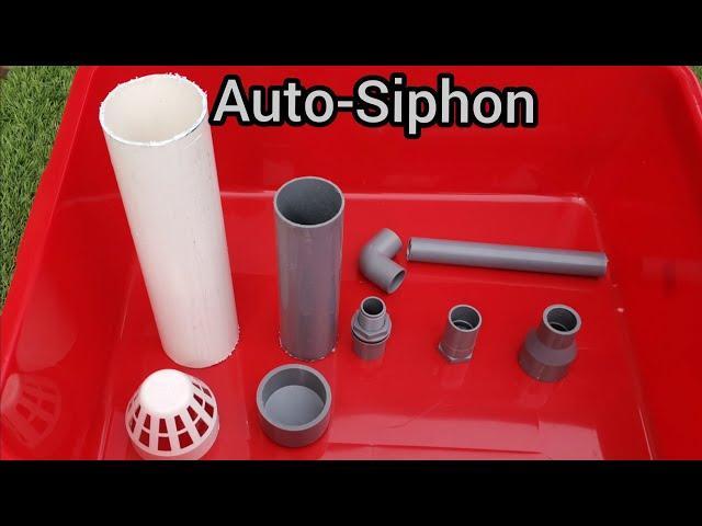 How To Make Bell Siphon  For Aquaponics  And Hydroponic