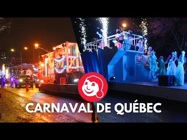 Québec Winter Carnival Night Parade 2024 | 4K Lower Town Full Parade