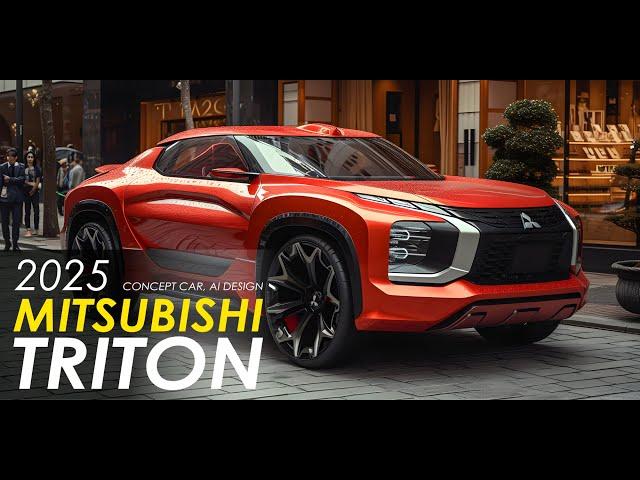 Mitsubishi Triton All New 2025 Concept Car, AI Design