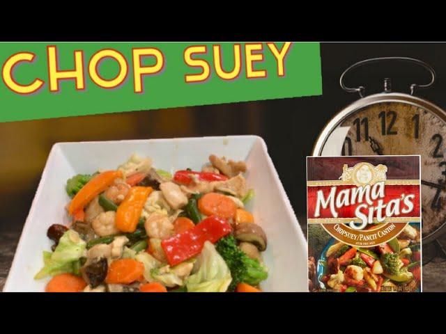 How to cook CHOPSUEY using MAMA SITA'S STIR FRY MIX | FILIPINO DISH