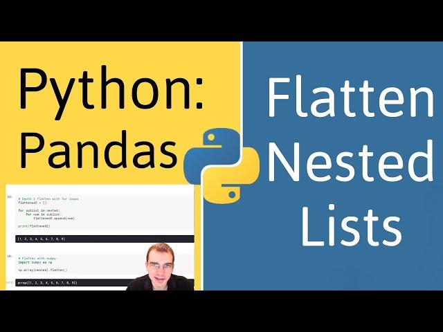 How To Flatten Nested Lists in Python