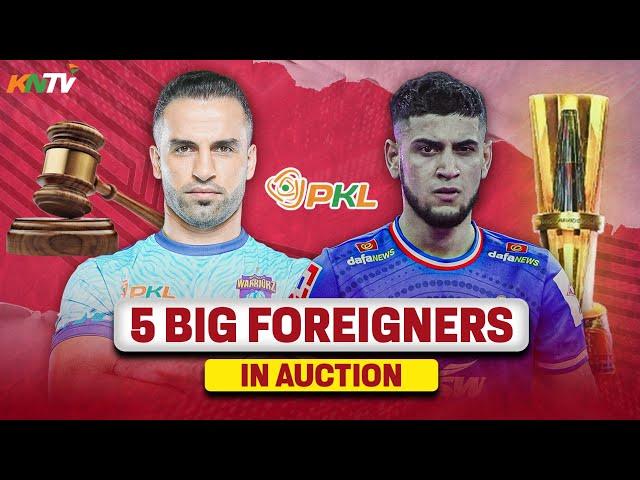 PKL 12: Top 5 Foreign Players Available In Auction