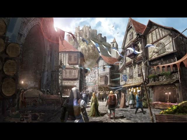Medieval Fantasy Music – Medieval Market | Folk, Traditional, Instrumental | Fantasy Music World #3