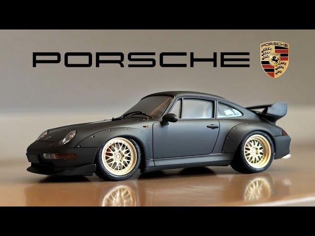 Building The Porsche 911 GT2 German Sports Car | Tamiya 1/24 Model Scale Kit