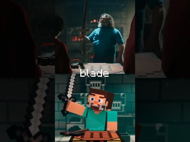 Minecraft Movie Original vs. ANIMATED