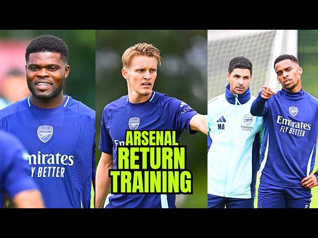 ARSENAL UPDATE! Ødegaard, Jurrien Timber, Partey! ARSENAL TRAINING.