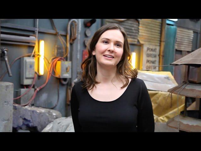 Michelle Lovretta on the set of 'Killjoys'