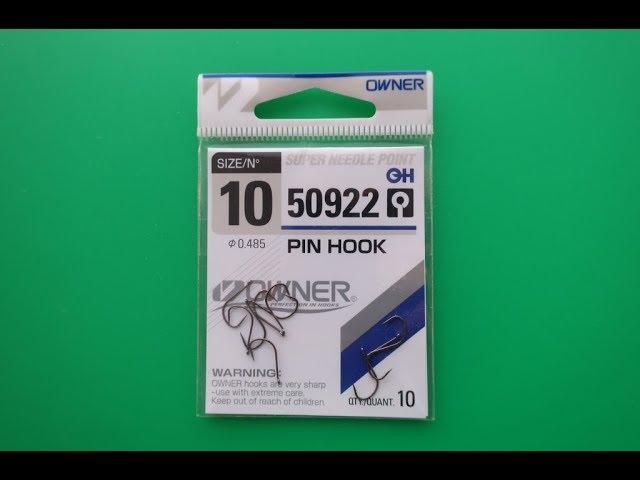 Видеообзор лещевого крючка Owner Pin Hook по заказу Fmagazin