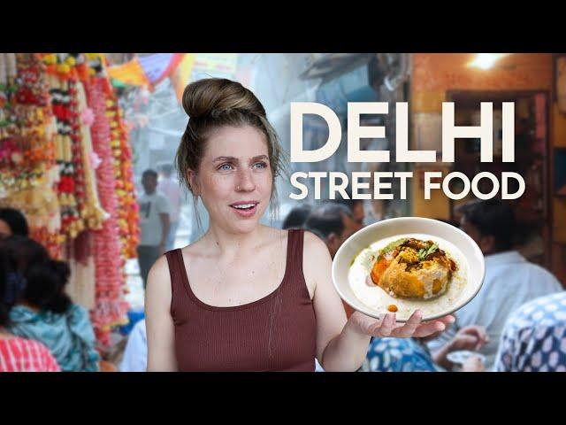 Trying INDIAN STREET FOOD for the First Time 