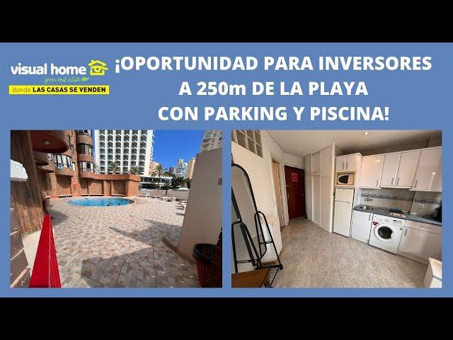 VIDEOVISITA REF: 16640 OPORTUNIDAD PARA INVERSORES A 250m DE LA PLAYA, PARKING Y PISCINA!