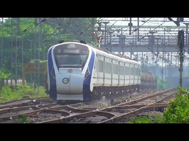 Guwahati Vande Bharat Express & Brahmaputra Mail back to back action !!!